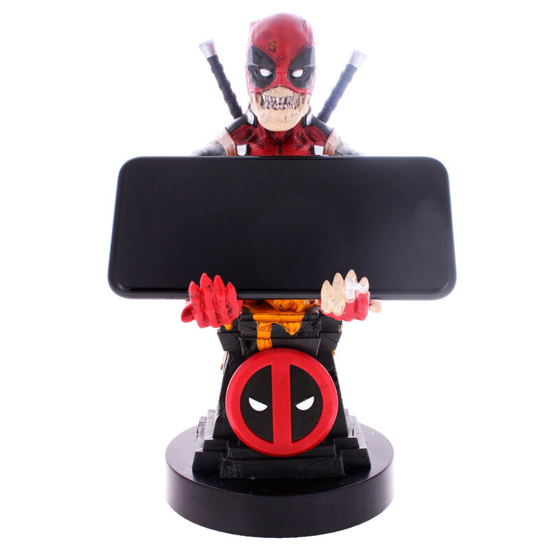Marvel Deadpool Zombie Figur med Kabelhållare - 20cm