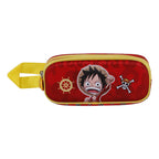 One Piece Luffy 3D Dubbel Pennfodral