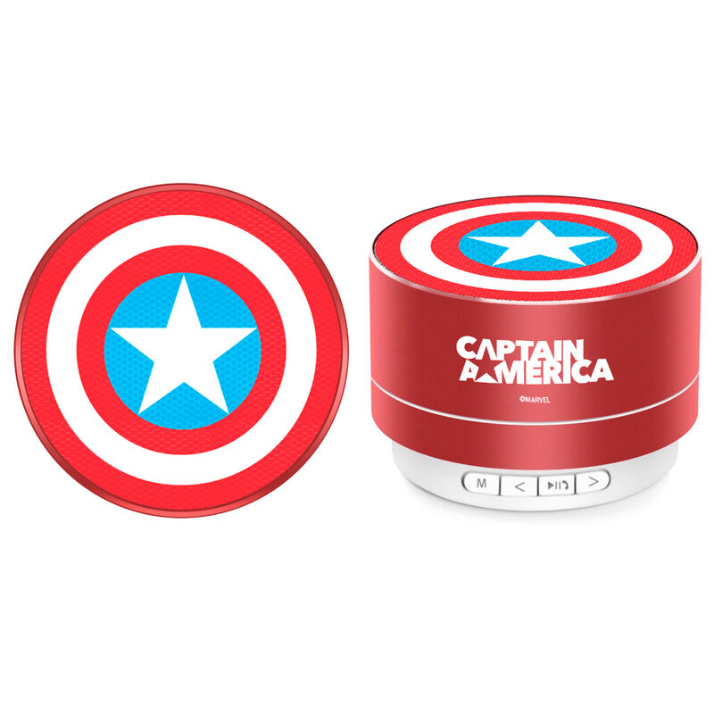 Marvel Captain America Trådlös Portabel Högtalare