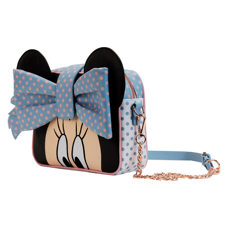 Loungefly Disney Minnie Mouse Pastel Polka Dot Crossbody Bag
