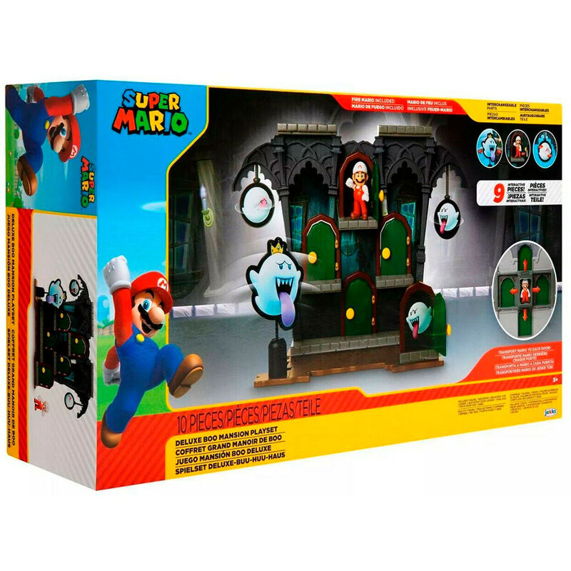 Super Mario Bros Deluxe Boo Mansion Playset