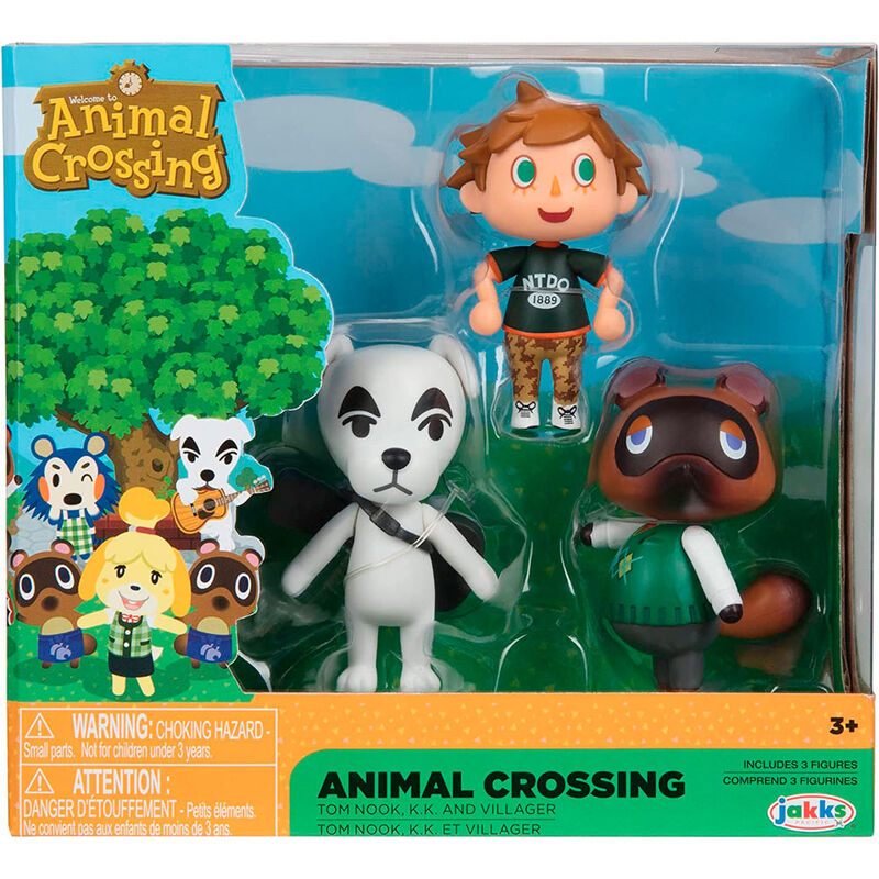 Animal Crossing Blister 3 Figurer 6 cm