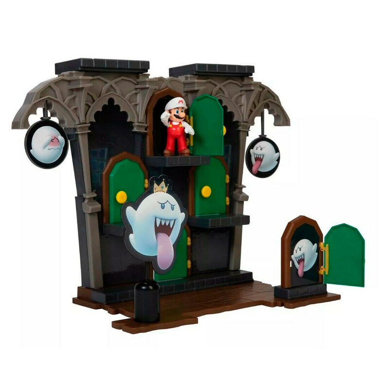 Super Mario Bros Deluxe Boo Mansion Playset