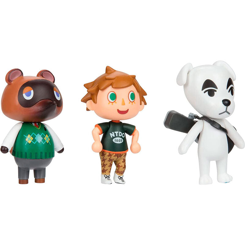 Animal Crossing Blister 3 Figurer 6 cm