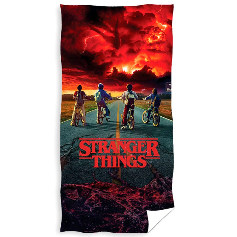Stranger Things Mikrofiber Strandhandduk