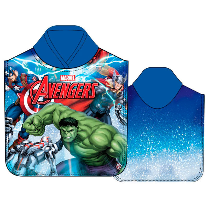 Marvel Avengers Mikrofiber Poncho Handduk