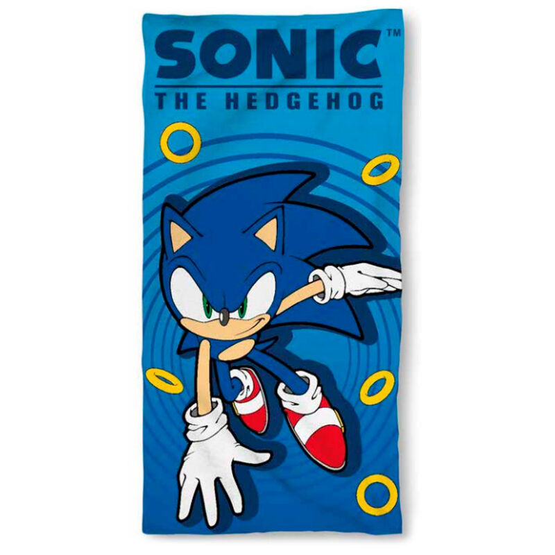 Sonic The Hedgehog Mikrofiber Strandhandduk