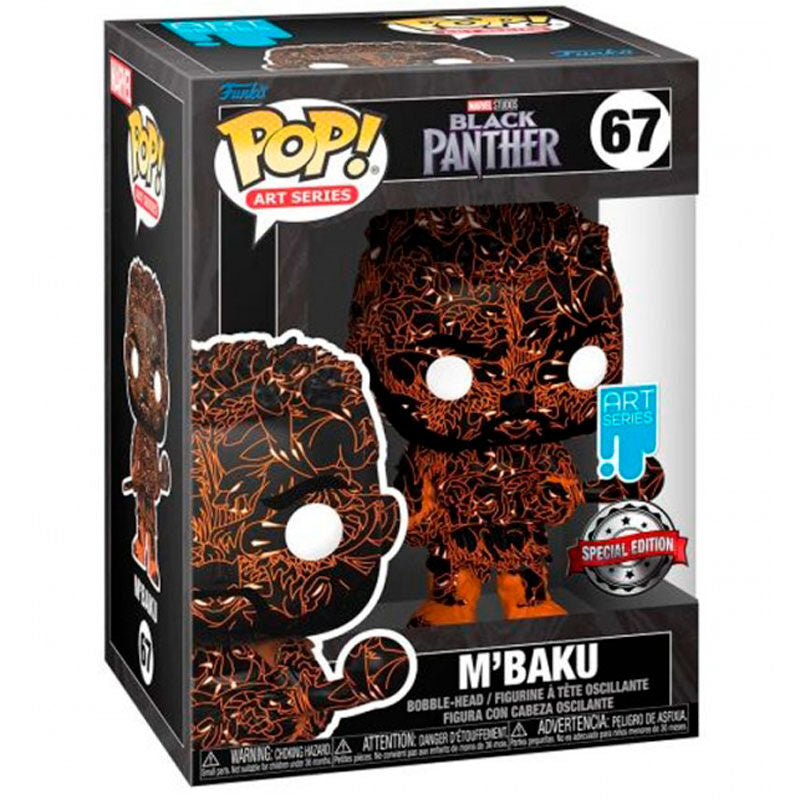 Funko POP Black Panther M'Baku Figur med Skyddande Box