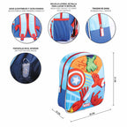 Marvel Avengers 3D Ryggsäck med Ljus 31cm