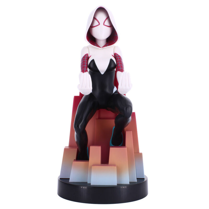 Marvel Spiderman Spider Gwen Figur - Kabelhållare 20 cm