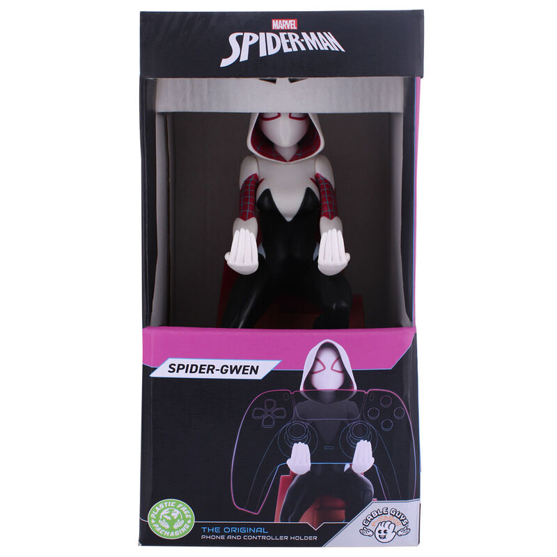 Marvel Spiderman Spider Gwen Figur - Kabelhållare 20 cm