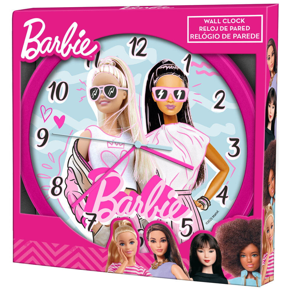 Barbie Väggklocka – 25 cm