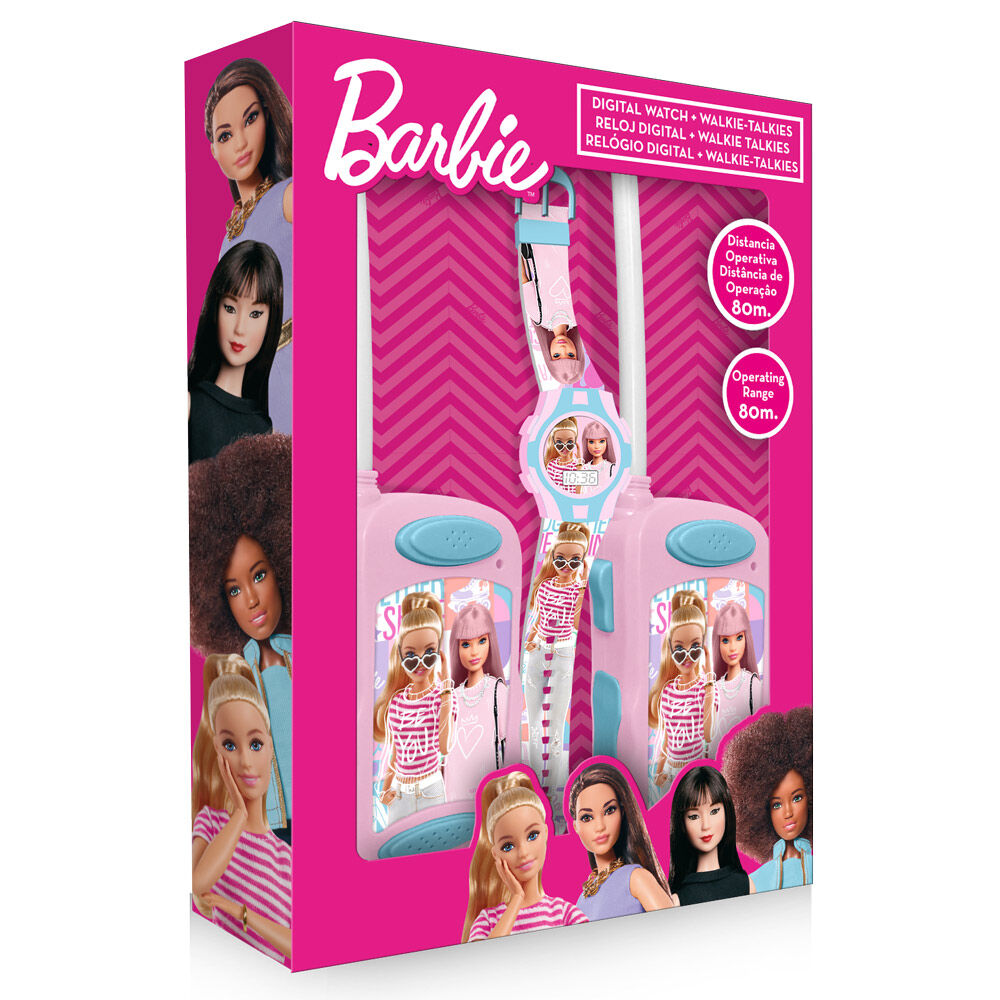 Barbie Digitalt Armbandsur + Walkie Talkie set
