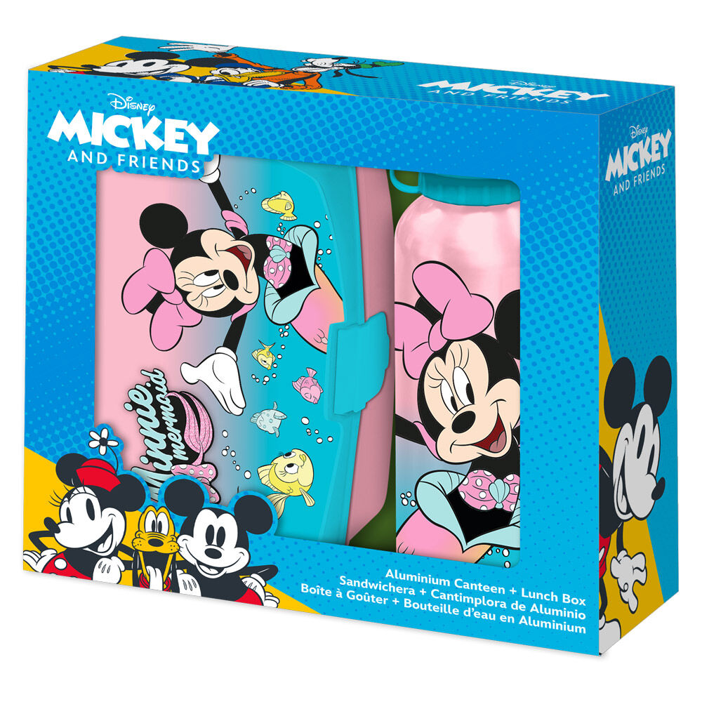 Disney Minnie Lunchbox och Aluminiumflaskset 500ml