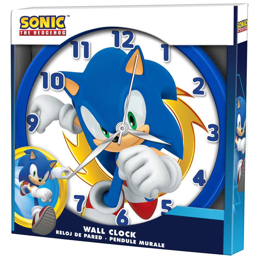 Sonic The Hedgehog Väggklocka 25 cm
