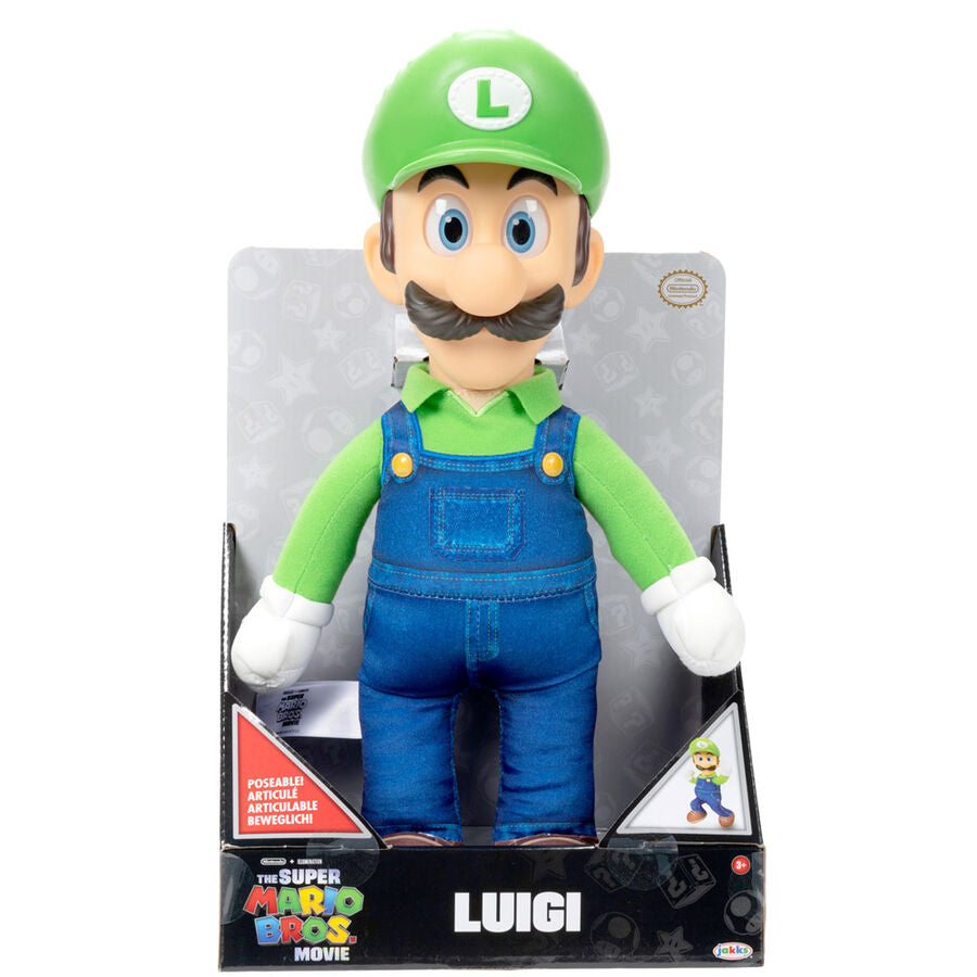 Super Mario Bros Luigi gosedjur 30cm