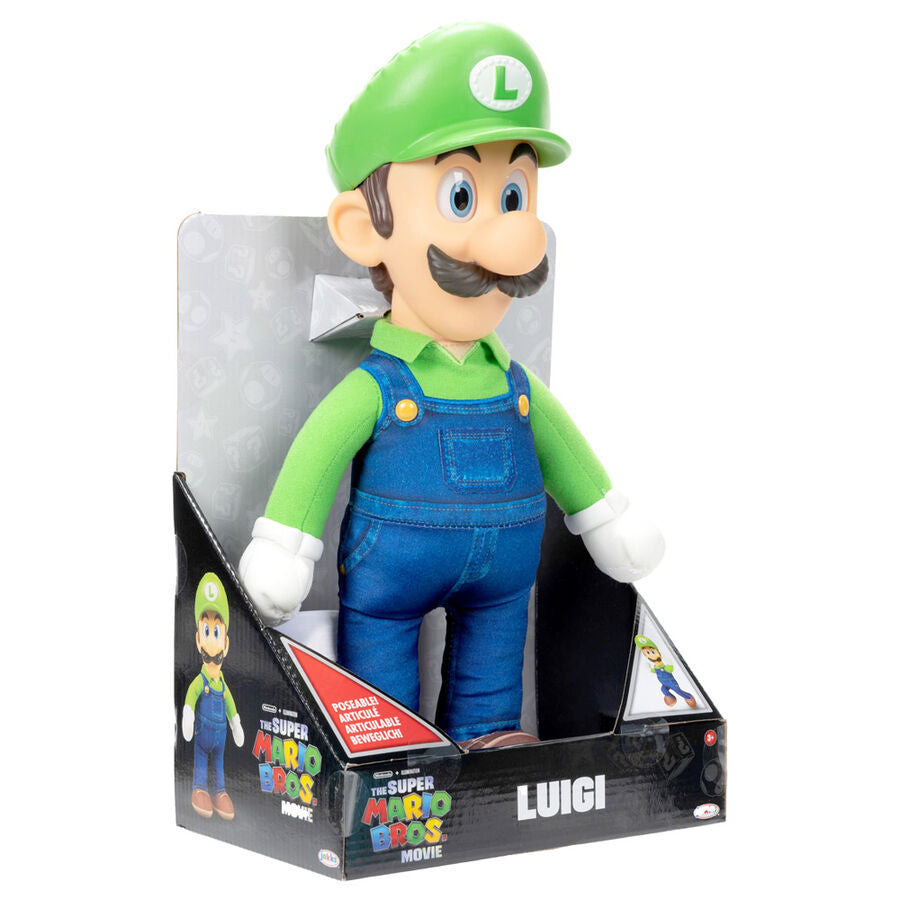 Super Mario Bros Luigi gosedjur 30cm