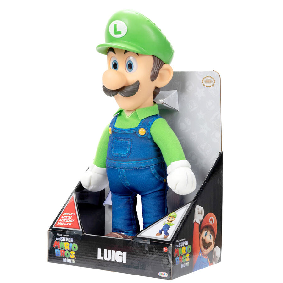 Super Mario Bros Luigi gosedjur 30cm