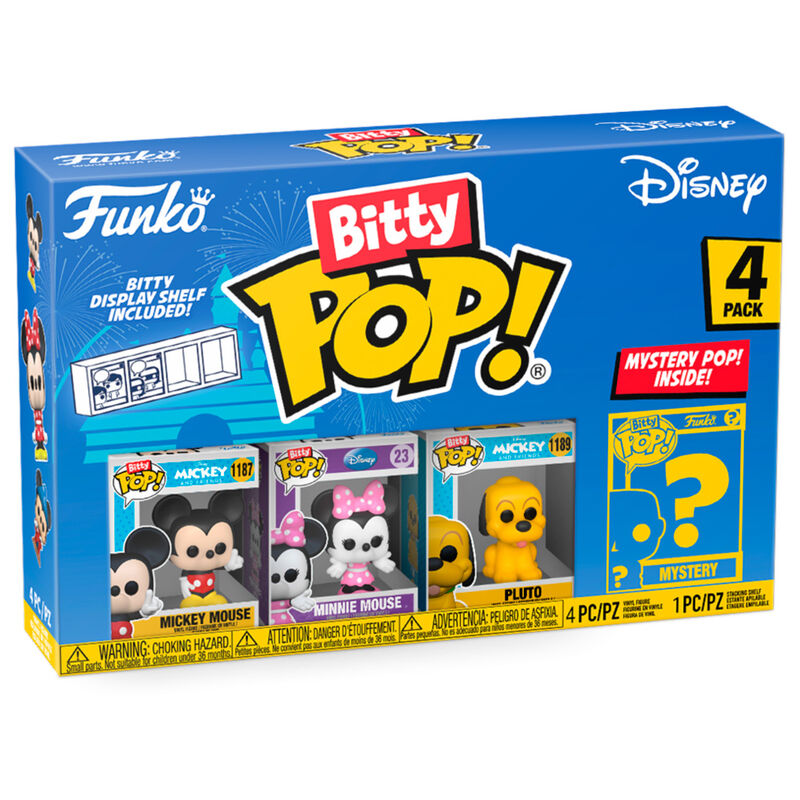 Bitty POP Disney Mickey - Blister 4 Figurer