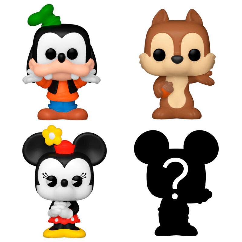 Blister 4 Figurer Bitty POP Disney Trollkarl Goofy