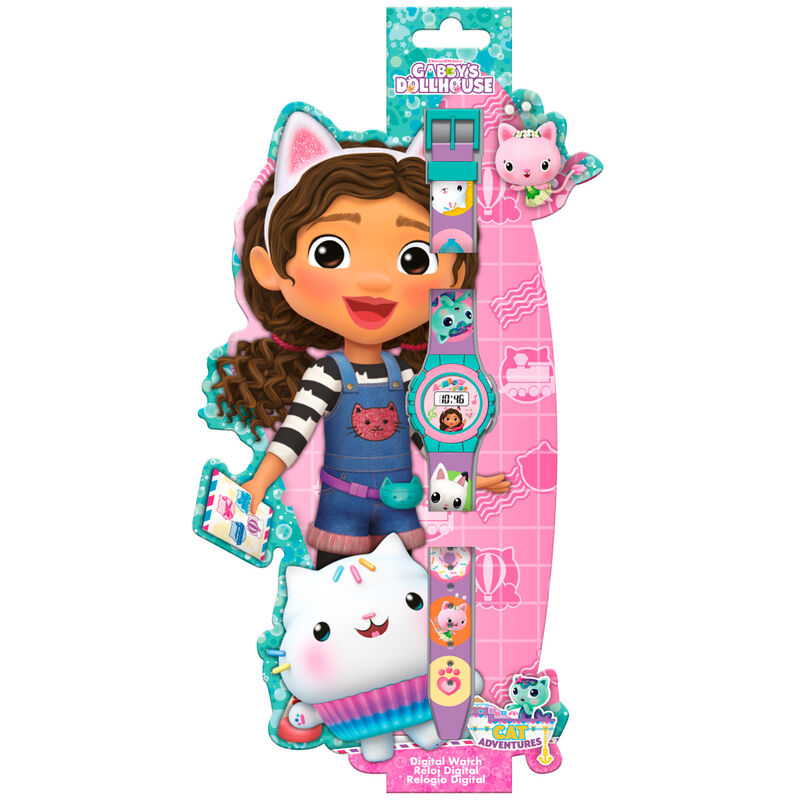 Gabby's Dollhouse Digital Klocka - En Fantastisk Tidtagare
