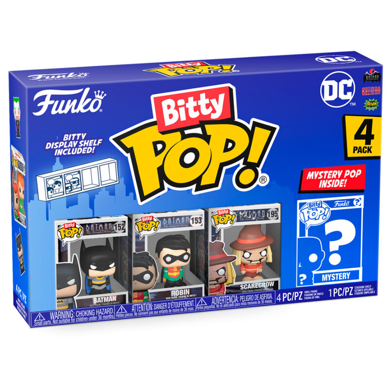 Bitty POP! DC Comics Batman - Blister 4 Figurset