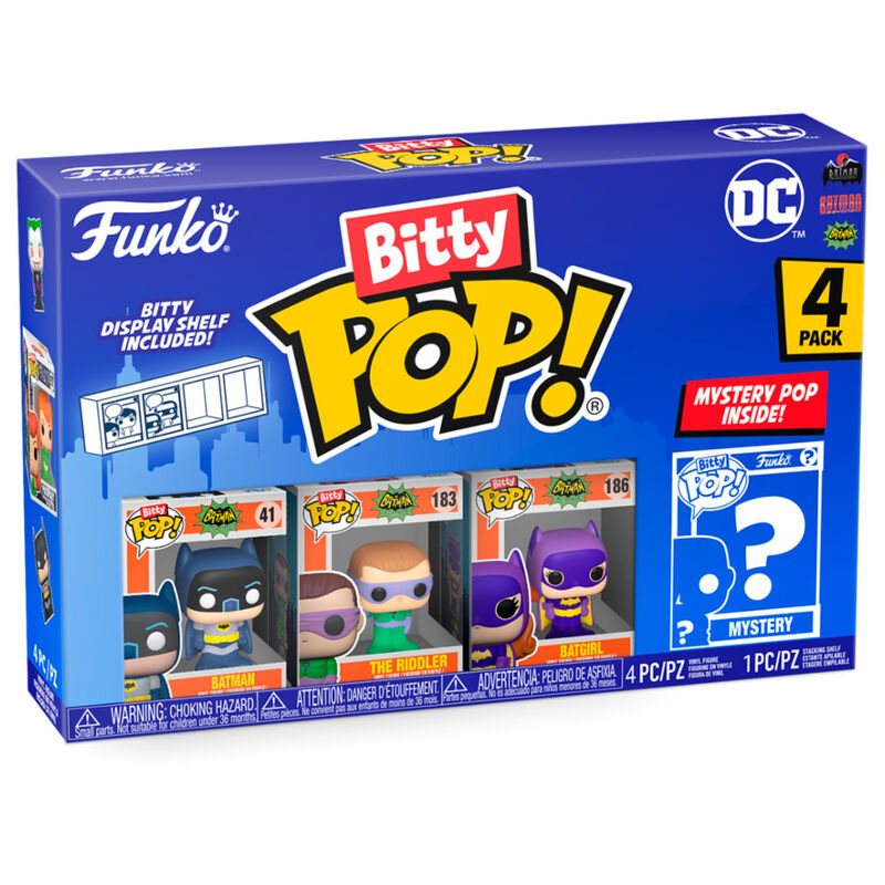 Bitty POP! DC Comics Batman Adam West 4-Pack