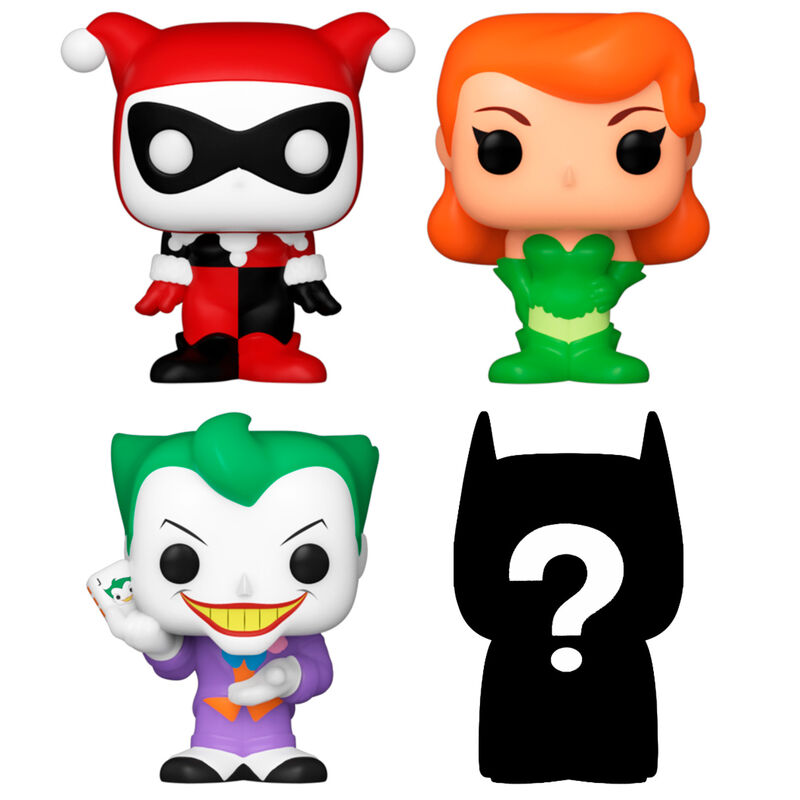 Bitty POP! DC Comics Harley Quinn - 4-pack med figurer