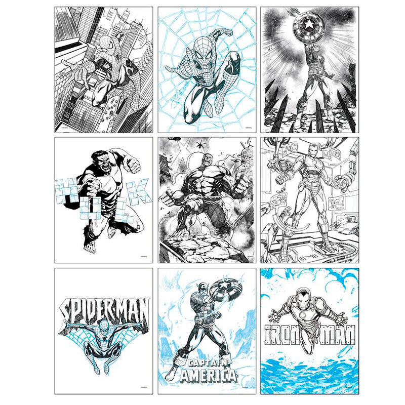 Marvel Avengers Färgläggningsset