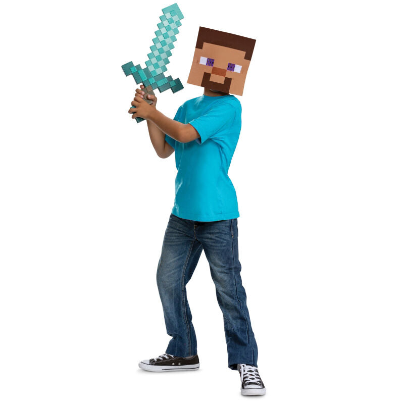 Minecraft Mask och Svärd Set