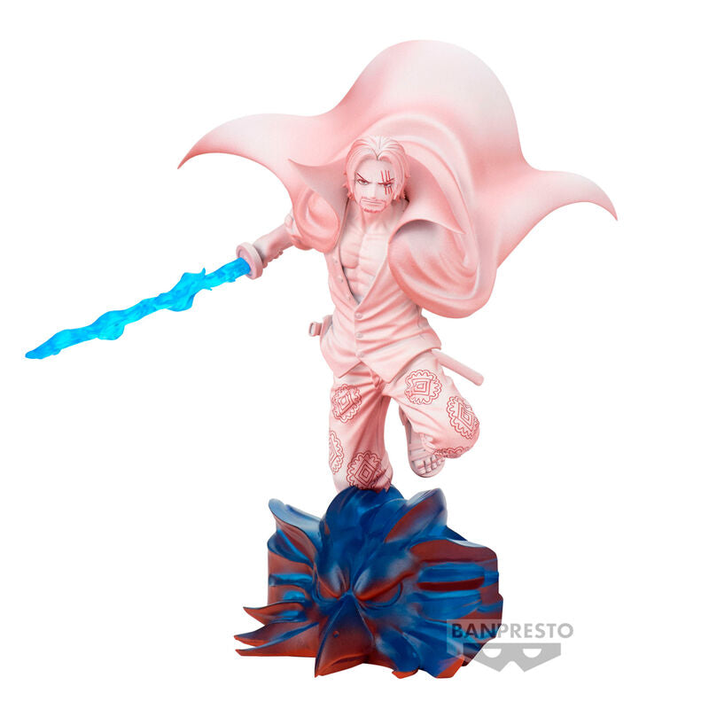 One Piece Film Red Monkey D Luffy och Shanks Figur 11cm