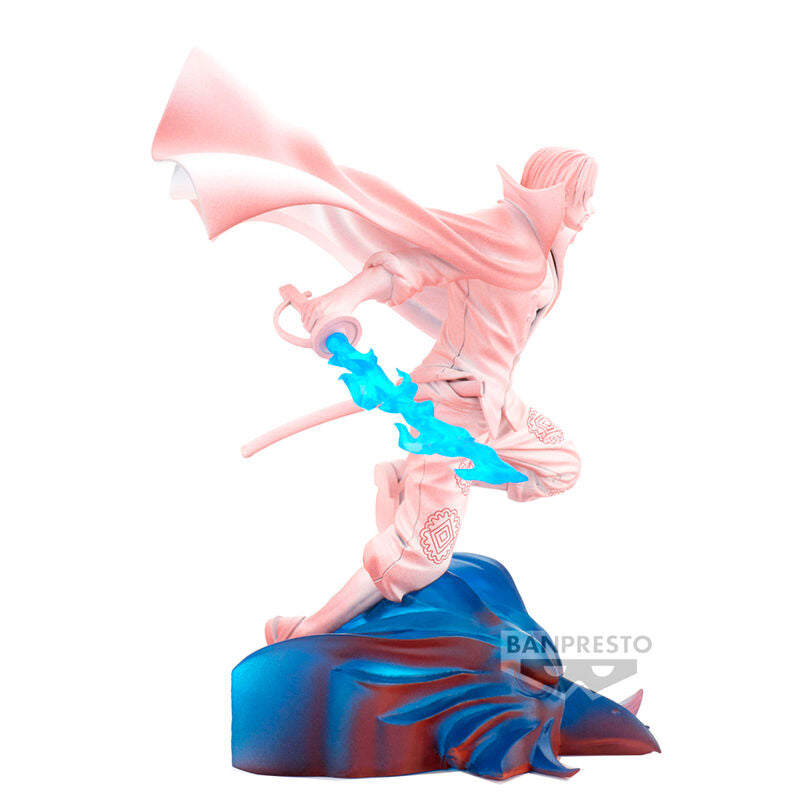 One Piece Film Red Monkey D Luffy och Shanks Figur 11cm