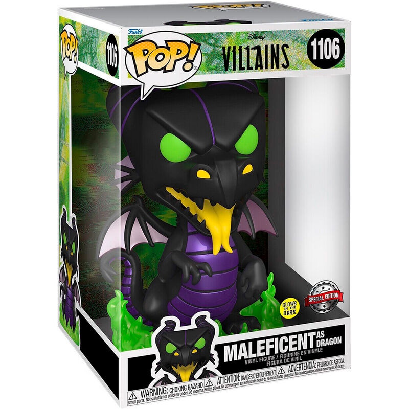 Funko POP Figur Disney Skurkar Maleficent som Draken - Exklusiv 25cm