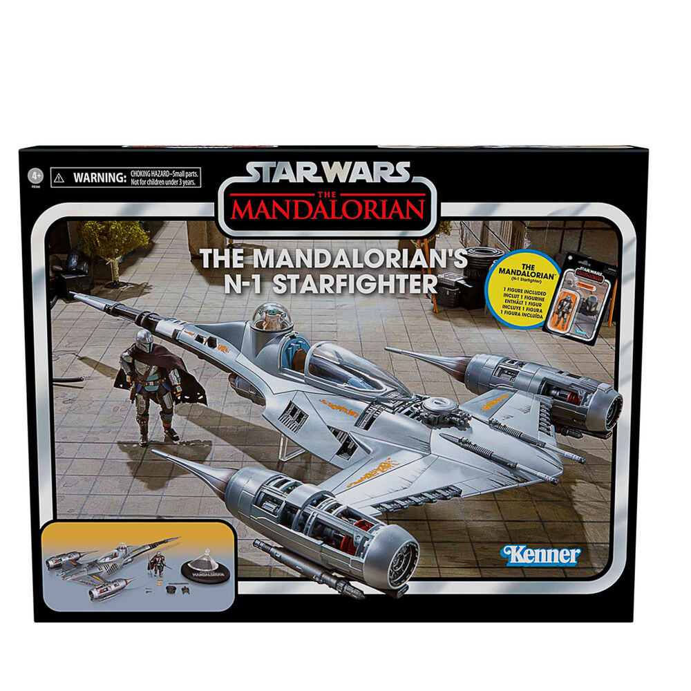 Star Wars N-1 Starfighter med Mandalorian Figur