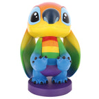 Disney Stitch Rainbow Figur med klämma för kabelhantering - 20 cm