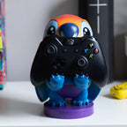 Disney Stitch Rainbow Figur med klämma för kabelhantering - 20 cm