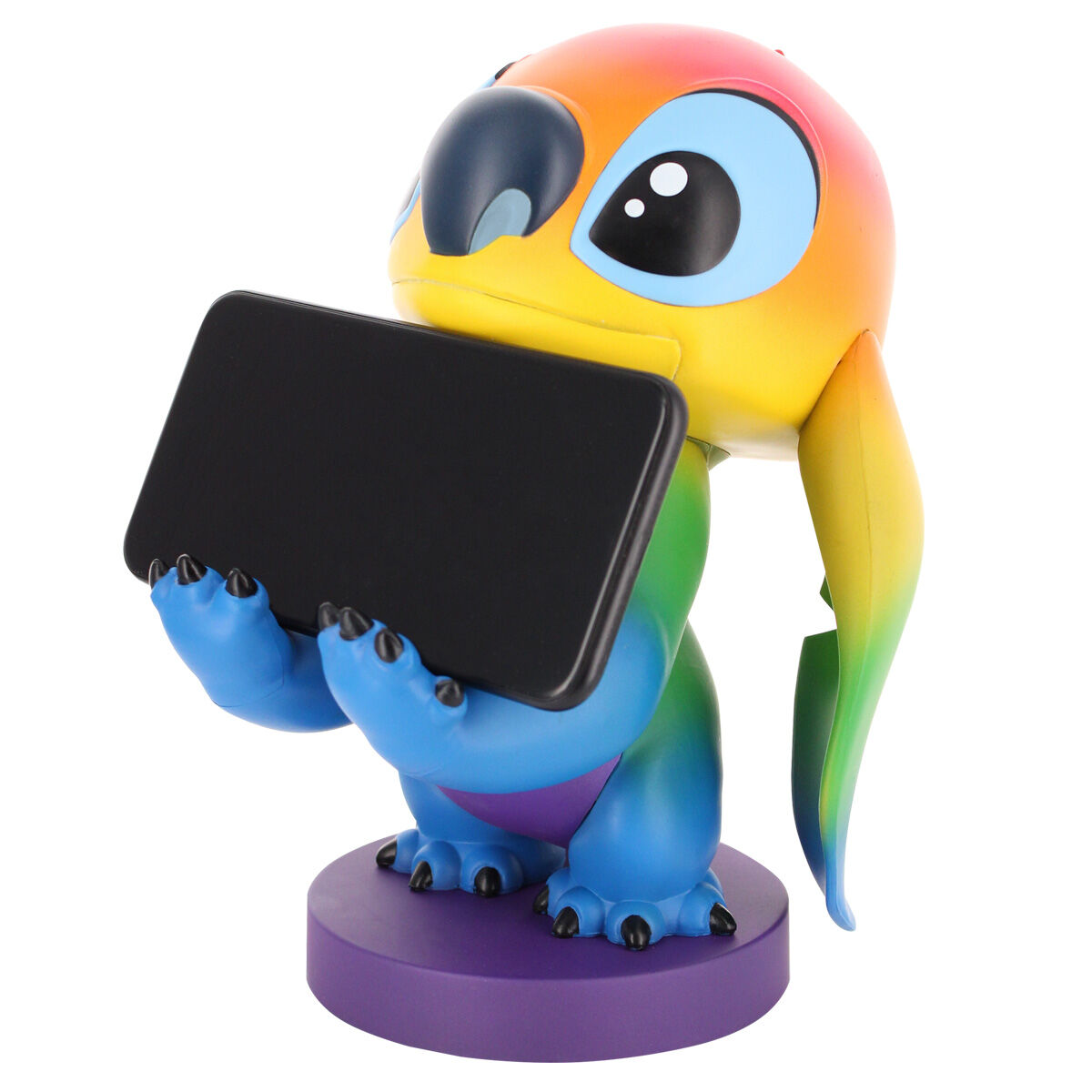 Disney Stitch Rainbow Figur Klämma för Kabelhantering 20cm