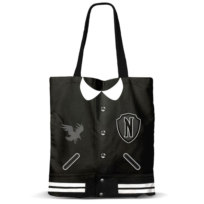 Wednesday Varsity Shopping Bag
