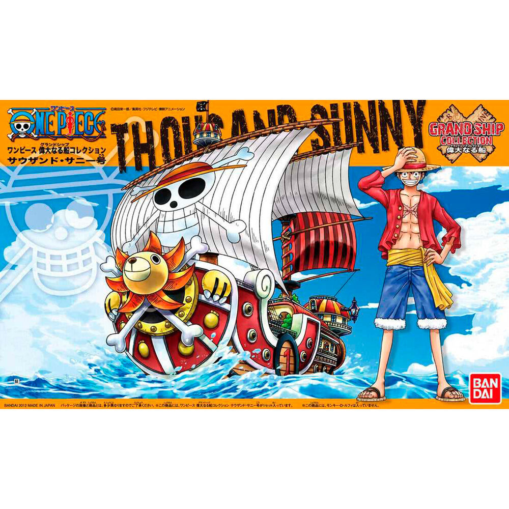One Piece Skepp Samling Grand Thousand Sunny Modellkit Figur 30cm