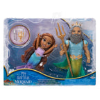 Disney Den Lilla Sjöjungfrun Ariel + Triton Docka 15 cm