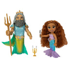 Disney Den Lilla Sjöjungfrun Ariel + Triton Docka 15 cm