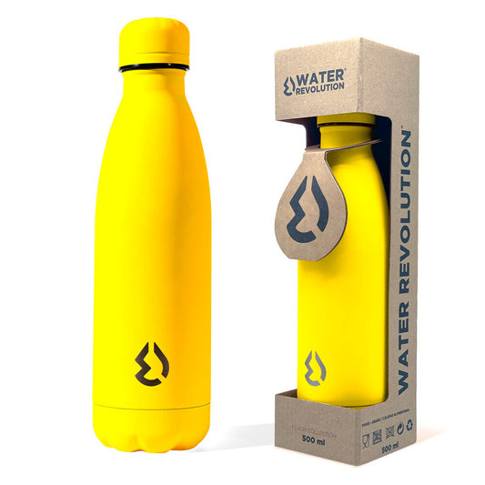 Water Revolution Fluor Yellow Vattenflaska 500ml