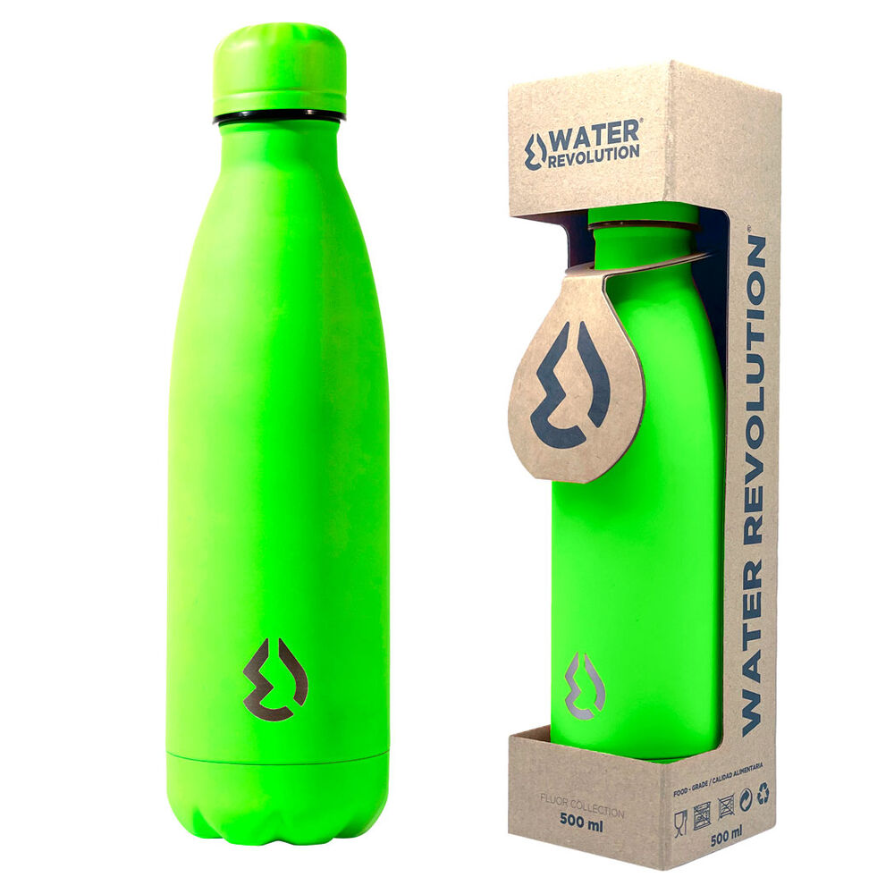 Water Revolution Fluor Green Vattenflaska 500ml