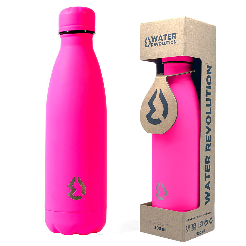 Vatten Revolution Fluor Pink Vattenflaska 500ml