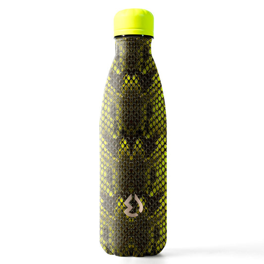Canteen. Capacity: 500ml. Thermal. Stainless steel. Leak proof. Doble wall vacuum insulated. High resistance. Rustproof. Sweat free. No smell or taste absortion. BPA free. Manteins temperature. 24h cold. 12h hot.