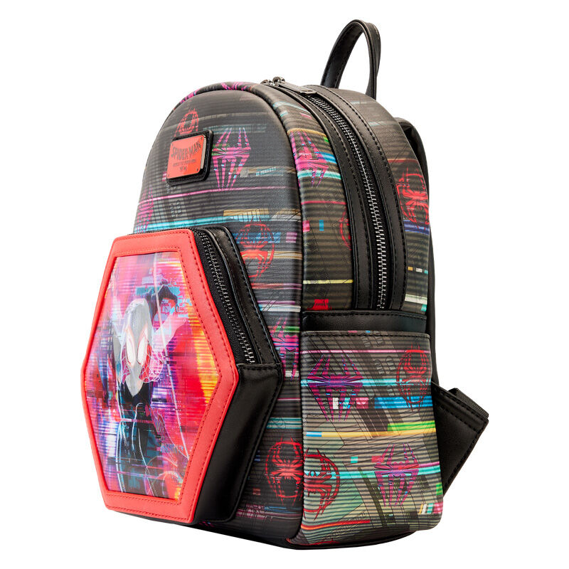 Loungefly Marvel Spiderman Across the Spider-Verse Lenticular Ryggsäck 27cm