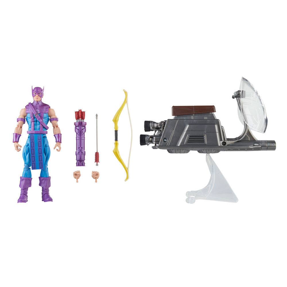 Marvel Avengers Hawkeye Med Sky-Cycle Figur 15 cm