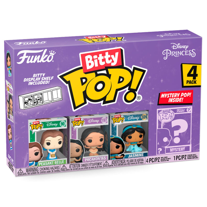 Bitty POP Disney Princess Belle - Blister 4 Figurer