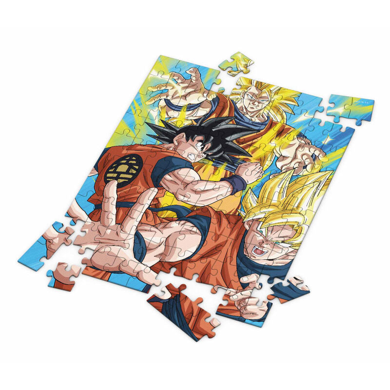Dragon Ball Z Goku Saiyan 3D pussel 100 delar