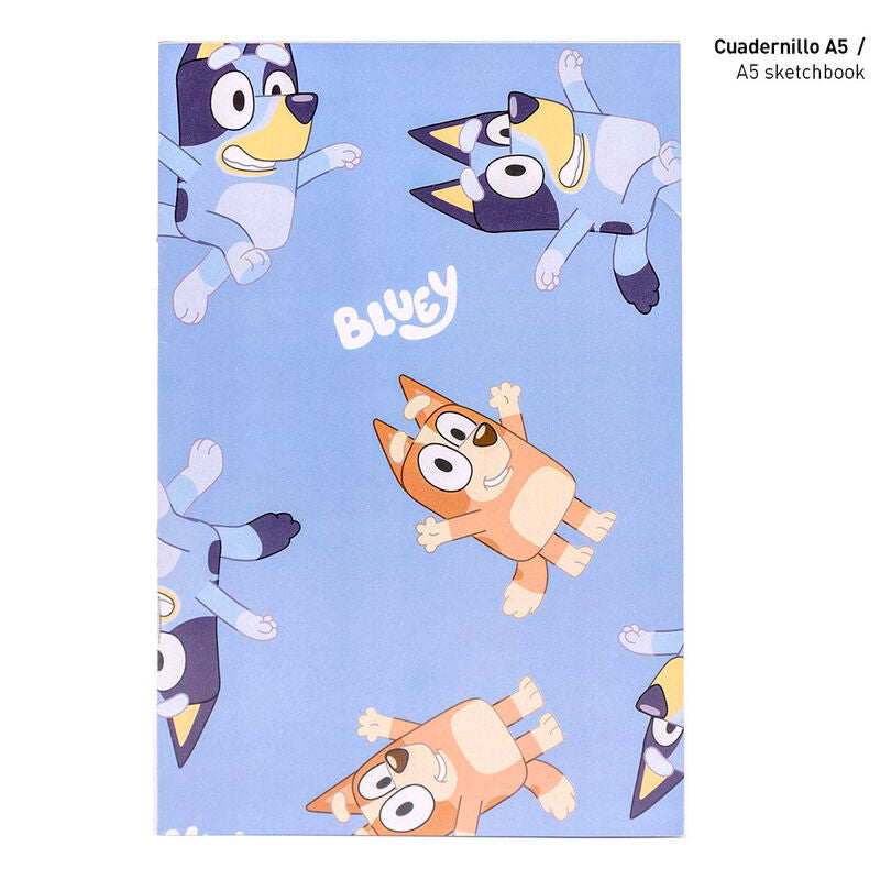 Bluey Målarset med Kontorsmaterial